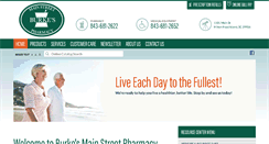 Desktop Screenshot of burkespharmacy.com